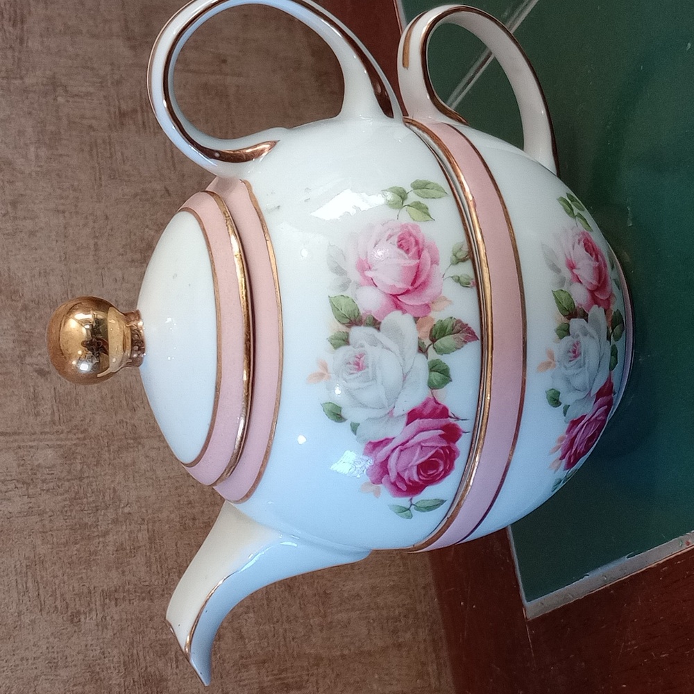 Floral Teapot and Cup Combo - Picture 2 of 7
